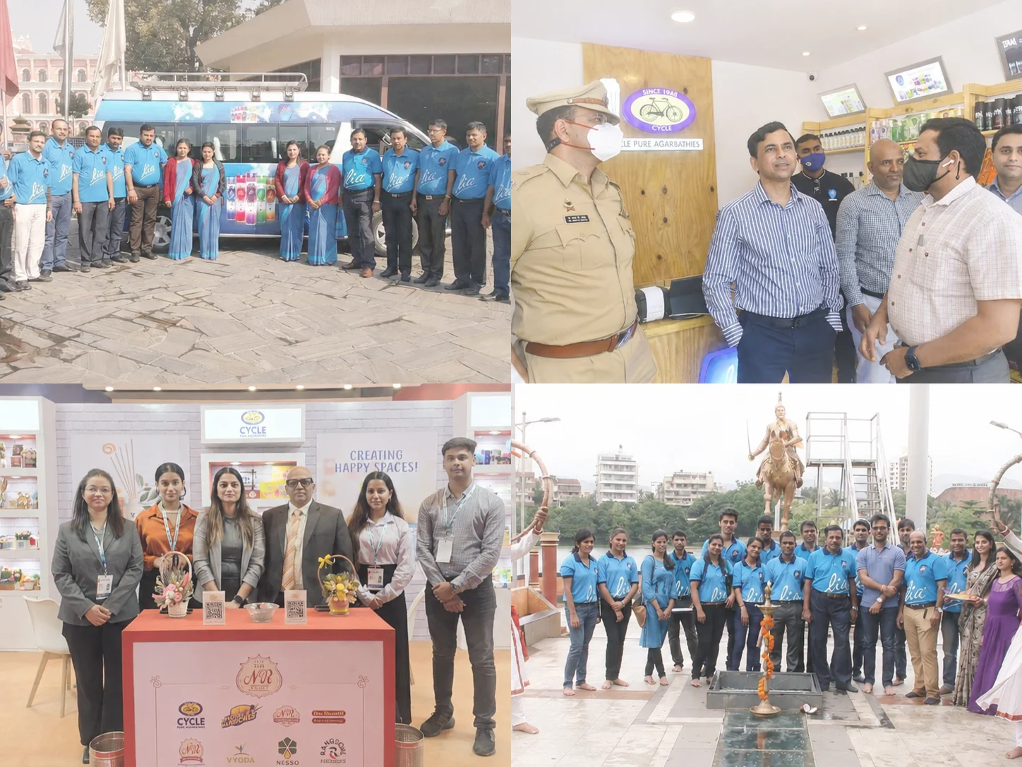 Faayah team at community events, exhibitions and retail activations across the country