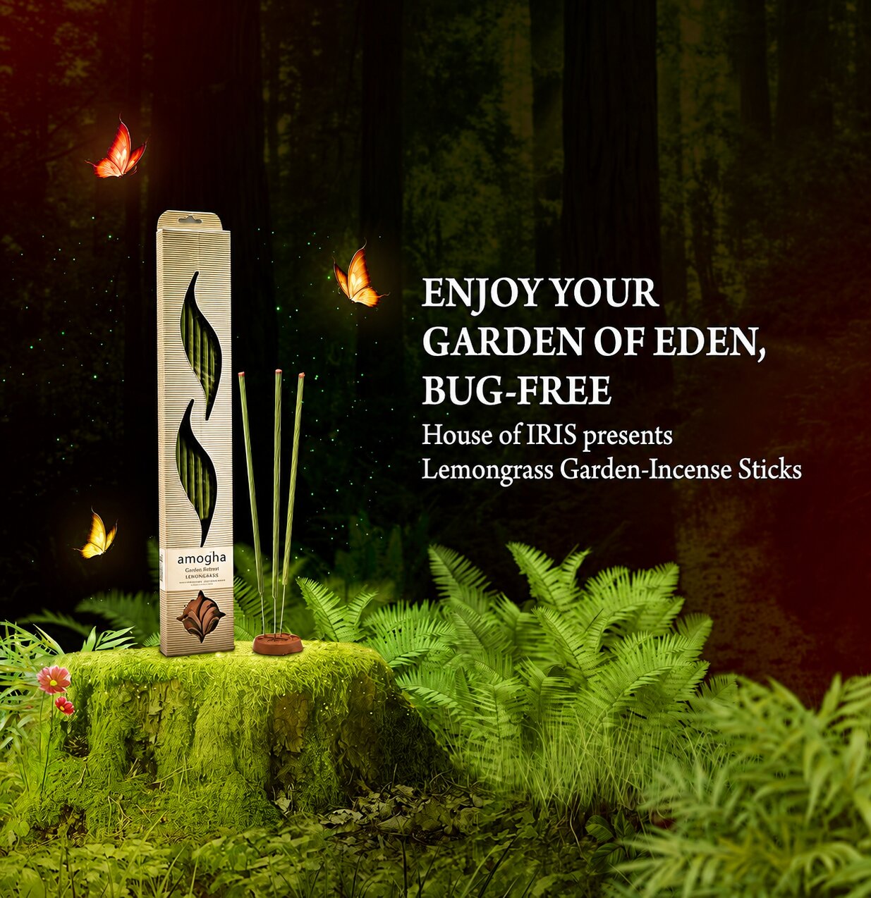 Amogha Lemongrass Garden Incense Sticks